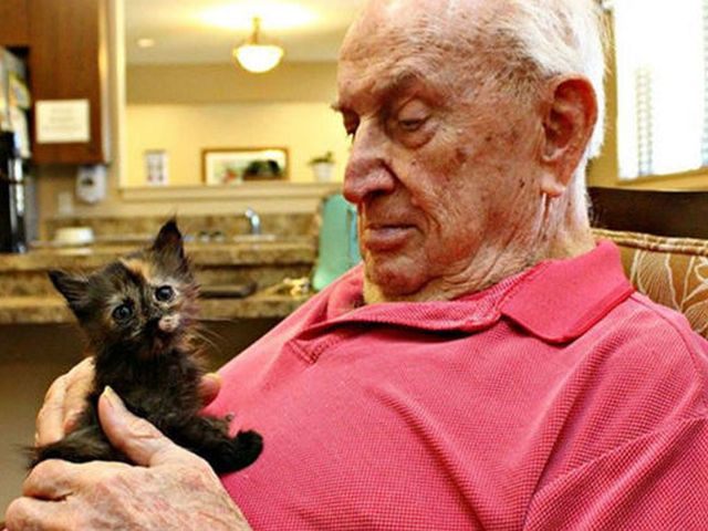В США объединили под одной крышей дом престарелых и приют для животных