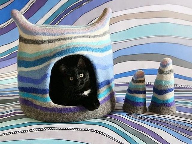 Уникальные домики для кошек