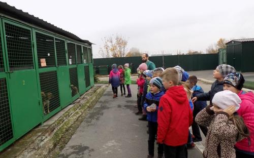Второклассникам школы № 90 была проведена экскурсия по Центру обращения с животными