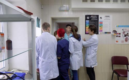 Основы рентгенологии осваивали студенты-практиканты зооветакадемии в ветклинике Центра обращения с животными